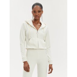 Juicy Couture Pulóver Rodeo Robertson JCBAS223822 Ekru Slim Fit
