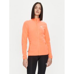 The North Face Polár kabát Glacier NF0A855O Narancssárga Regular Fit
