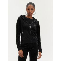 Juicy Couture Pulóver Rodeo Robertson JCBAS223822 Fekete Slim Fit