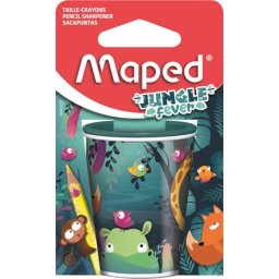 MAPED Hegyező, kétlyukú, tartályos, MAPED "Jungle Fever"