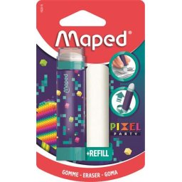 MAPED Radírstift, pótbéllel, MAPED "Pixel Party"