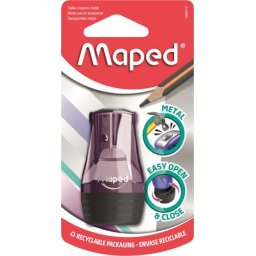 MAPED Hegyező, egylyukú, tartályos, MAPED "Tonic", vegyes színek
