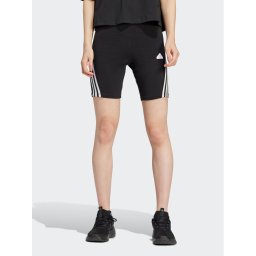adidas Kerékpáros nadrág Future Icons 3-Stripes IP1569 Fekete Slim Fit