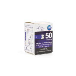 Mérykék vércukorszintmérő tesztcsík - 50 db - 1 doboz