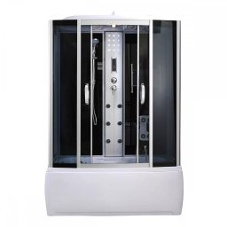 Emilia 150 Hidromasszázs Kádkabin elektonikával Black