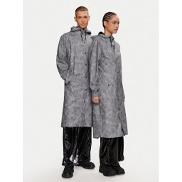 Rains Esőkabát Longer Jacket W3 18360 Szürke Regular Fit