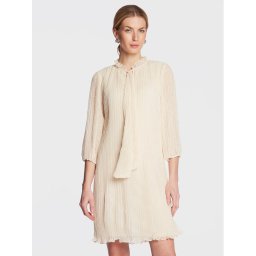 DKNY Hétköznapi ruha DD2G3770 Ekru Relaxed Fit