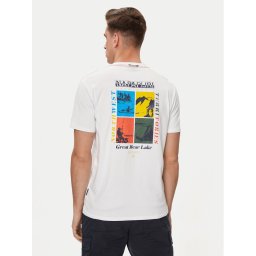 Napapijri Póló S-Gras NP0A4HQN Fehér Regular Fit