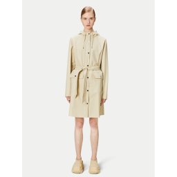 Rains Esőkabát Curve W Jacket W3 18130 Barna Regular Fit