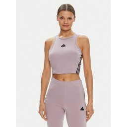 adidas Felső Future Icons 3-Stripes IS3636 Lila Slim Fit