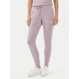 adidas Melegítő alsó Essentials 3-Stripes IR5379 Rózsaszín Slim Fit