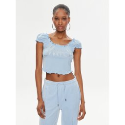 Juicy Couture Blúz Brodie JCWCT23309 Kék Regular Fit