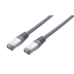 C-TECH Patchkábel Cat5e, FTP, szürke, 20m