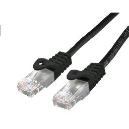 C-TECH Patchkábel Cat6, UTP, fekete, 3m
