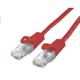C-TECH Patchkábel Cat6, UTP, piros, 2m
