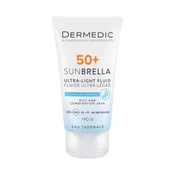 Dermedic Sunbrella fényvédő fluid SPF50+ zsíros és kombinált arcbőrre 40ml