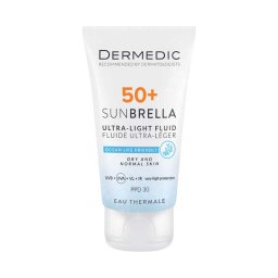 Dermedic Sunbrella fényvédő fluid SPF50+ száraz és normál arcbőrre 40ml