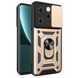 RING KAMERA Borító tartóval Infinix Hot 40 / Hot 40 Pro aranyhoz