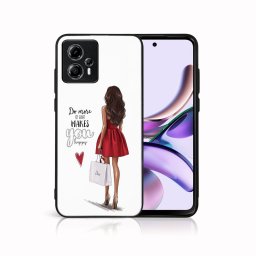 PROTEMIO MY ART Védőburkolat Motorola Moto G13 / G23 RED DRESS (137) készülékhez