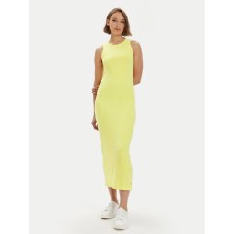 Tommy Hilfiger Nyári ruha WW0WW38838 Sárga Slim Fit