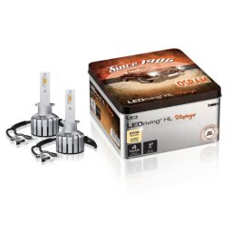 LED lámpa , égő , autó izzó , fényszóró , 2 db-os csomag , H1 , 13 Watt , meleg fehér , Plug&Play , OSRAM LEDriving , HL Vintage , OLDTIMER
