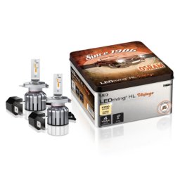 LED lámpa , égő , autó izzó , fényszóró , 2 db-os csomag , H4/R2/H19 , 14 Watt , meleg fehér , Plug&Play , OSRAM LEDriving , HL Vintage , OLDTIMER