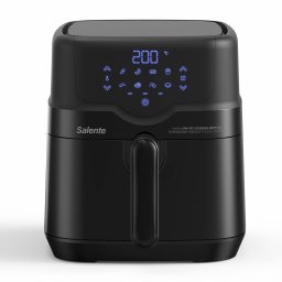 Salente HotAir, 2in1 forrólevegős fritőz, 4, 3 l, fekete