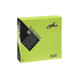 Szalvéta papír INFIBRA 2vrs. 33x33cm lime 50db