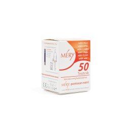 Méry vércukorszintmérő tesztcsík - 50 db - 1 doboz