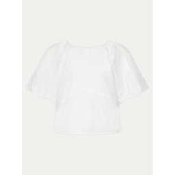 DKNY Blúz P4AASQ18 Fehér Relaxed Fit