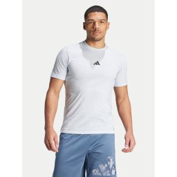 adidas Technikai póló Workout Logo IT2128 Kék Regular Fit