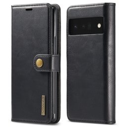 DG.MING Wallet tok 2 az 1-ben Google Pixel 6 Pro fekete