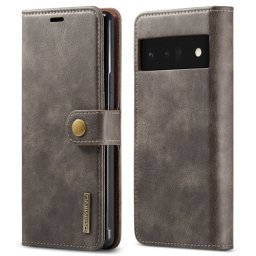 DG.MING Wallet tok 2 az 1-ben Google Pixel 6 Pro szürke