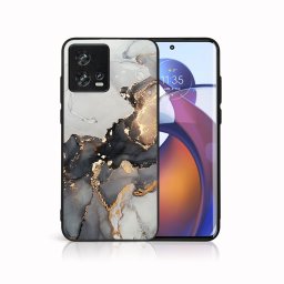 PROTEMIO MY ART Védőburkolat Motorola Edge 30 Fusion GREY MARBLE (140) készülékhez