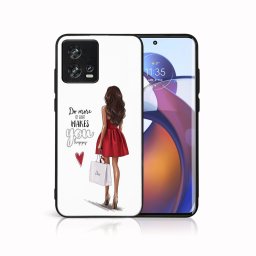 PROTEMIO MY ART Védőburkolat Motorola Edge 30 Fusion RED DRESS (137) készülékhez