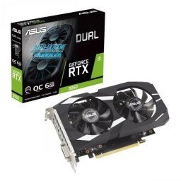 GeForce RTX 3050 6GB GDDR6 Asus DUAL-RTX3050-O6G 90YV0K60-M0NA00 videokartya