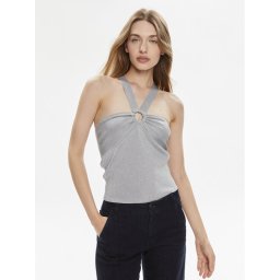 MICHAEL Michael Kors Felső MS460W2AFB Ezüst Slim Fit