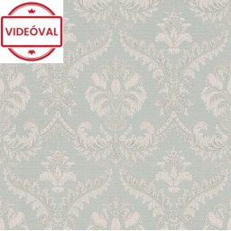 Tradizioni világoskék alapon bézs klasszikus mintás arany csillámló exkluzív tapéta 33336b