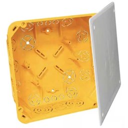 KOPOS KOLIN - Gipszkarton kötődoboz fedéllel 155x155x64mm KO 125/1L NA