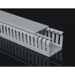 KOPOS KOLIN - Műanyag csatorna 30x30mm perforált vil. Szürke (RK 30X30 LD) 2m/db