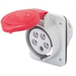 GEWISS - Ipari dugalj beépíthető 32A 400V 3P+N+F IP44 előlapi GW62221H