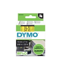 DYMO - Feliratozó készülék szalag 9mmx7mm fekete/sárga, S0720730