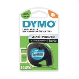 DYMO - Feliratozó készülék szalag 12mmx4m műanyag víztiszta, S0721530