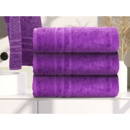 Comfort törölköző 70 x 140 cm lila, 100% pamut