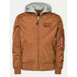 Alpha Industries Bomber dzseki MA-1 196108 Barna Regular Fit