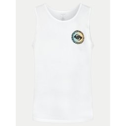 Quiksilver Trikó Long Fade EQYZT07663 Fehér Regular Fit