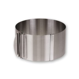 Tortasütő forma állítható kerek 16 - 30 cm-ig fém T14152