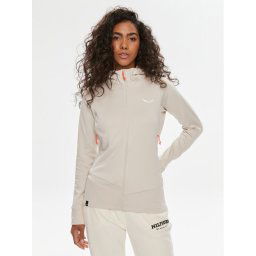 Salewa Technikai pulóver Puez 28522 Ekru Slim Fit