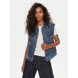 Lee Mellény Rider 112349537 Kék Regular Fit