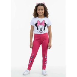 Minnie egér leggings magenta szín